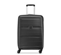 DELSEY Paris - COMETE 4 - Valise soute - 67x46x28 cm - Noir | Coque solide & légère, Garantie 5 ans, Serrure TSA, Taille moyenne L, Zip securitech® 2, 4 doubles roues, ABS