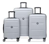 PARIS - COMETE PLUS - Set de 3 valises rigides 55cm/ 67cm/ 77cm - Gris argent