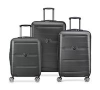 DELSEY PARIS - COMETE Plus - Set de 3 valises rigides 55cm/ 67cm/ 77cm - Noir