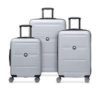 PARIS - COMETE PLUS - Set de 3 valises rigides 55cm/ 67cm/ 77cm - Gris argent