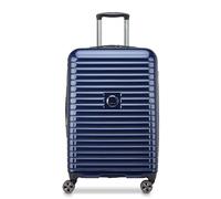 DELSEY Paris Cruise 3.0 Valise Rigide à 2 Roues, Bleu Marine foncé., Checked-Medium 24 inch, Cruise 3.0 Valise Rigide Extensible avec roulettes pivotantes