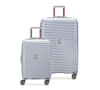 DELSEY PARIS Cruise 3.0 Valise Rigide Extensible avec roulettes pivotantes, Platine, Checked 26 inch Trunk