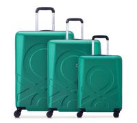 Delsey Paris x United Colors of Benetton Fabrica Ensemble de valises à 4 roulettes 3 pcs. vert