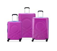Delsey Fabrica S/m/l 135l Trolley Bag Violet