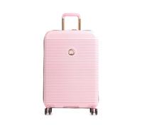 Delsey Paris Freestyle Valise 4 roues rose, ABS,polycarbonate, unisexe