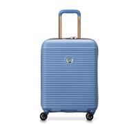Trolley DELSEY Freestyle Trolley Slim 4 Roues Double 55 CM Bleu Clair Pic 0