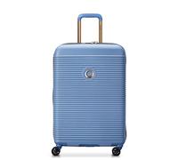 DELSEY Paris - Freestyle - Valise soute Rigide 66 cm x 44 cm x 28 cm - roulettes silencieuses - Coque légère et Solide - 70 L - L - Bleu Ciel