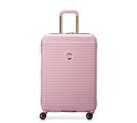 DELSEY Paris - Freestyle - Valise soute Rigide 66 cm x 44 cm x 28 cm - roulettes silencieuses - Coque légère et Solide - 70 L - L - Pivoine