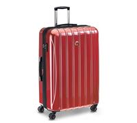 DELSEY Paris Helium Aero Valise Rigide Extensible avec roulettes pivotantes, Rouge Brique, Checked-Large, Helium Aero Valise Rigide Extensible avec roulettes pivotantes