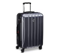 DELSEY Paris Helium Aero Valise Rigide Extensible avec roulettes pivotantes, Titane, Checked-Medium 25 inch, Helium Aero Valise Rigide Extensible avec roulettes pivotantes