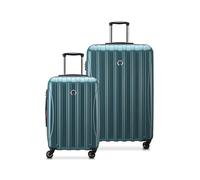 DELSEY Paris Helium Aero Valise Rigide Extensible avec roulettes pivotantes, Vert métallisé, 2-Piece Set (21/29)