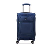 DELSEY PARIS Helium DLX Softside Valise Extensible à roulettes pivotantes, Bleu Marine, Carry on 20 inch, Helium DLX Softside Valise Extensible avec roulettes pivotantes