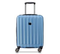 Delsey Paris Longitude 4 roues Valise cabine 55 cm avec soufflet d'extension bleu