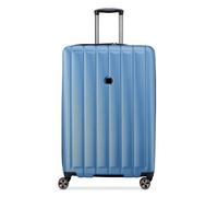 Delsey Valise trolley Longitude 76 cm 4 roulettes soufflet d'extension bleu