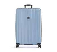 Delsey Valise trolley Longitude 76 cm 4 roulettes soufflet d'extension bleu