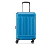 Delsey Paris Lutece Se 4 roulettes Trolley de cabine 55 cm avec soufflet d'extension bleu
