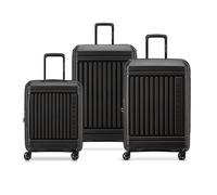 DELSEY PARIS - LUTECE SE - Set de 3 valises rigides 55cm/ 68cm/ 79cm - Noir
