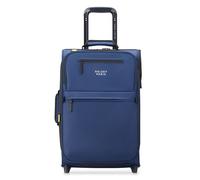 Delsey Paris Maubert 2.0 2 roulettes Trolley de cabine 55 cm avec soufflet d'extension bleu