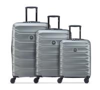 Delsey Paris Meteor 4 roues Set de valises 3 pièces avec soufflet d'extension gris