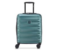 Delsey Paris Meteor 4 roues Valise cabine 55 cm avec soufflet d'extension bleu pétrole
