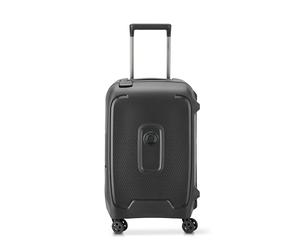 DELSEY Paris - MONCEY - Valise Cabine Rigide Matière Recy et Recyclable - 55x35x25 cm - 38 litres - S - Noir