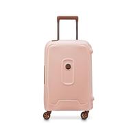 DELSEY Paris - MONCEY - Valise Cabine Rigide Matière Recyclée et Recyclable - 55x35x25 cm - 38 litres - S - Rose