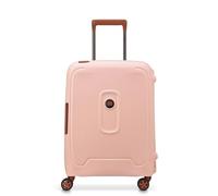 DELSEY PARIS - MONCEY - Valise Cabine Rigide Slim Matière Recyclée et Recyclable - 55x40x20 cm - 36 litres - S - Rose