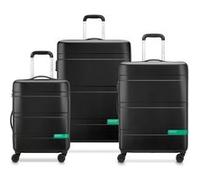 DELSEY PARIS - NOW HARDSIDE - Set de 3 valises rigides 55cm/ 66cm/ 76cm - Noir Noir G