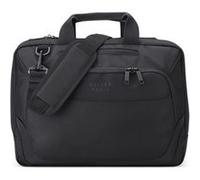 Delsey Paris – Porte-documents Parvis 39 cm Compartiment pour ordinateur portable Noir