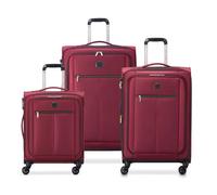 DELSEY PARIS - PIN UP 6 - Set de 3 valises souples 56cm/ 69cm/ 79cm - Bordeaux
