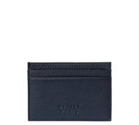 DELSEY Paris - Porte-Cartes Homme en Cuir grainé Premium 7 × 10 cm | Le Cuir Grainé - Format Ultra-Compact pour Cartes, Billets & pièces, élégant et Durable - Bleu