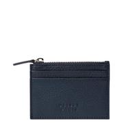 DELSEY Paris - Porte-Cartes & Monnaie zippé en Cuir grainé Premium 8 × 10 cm Noir | Collection Le Cuir Grainé | Format Ultra-Compact pour Cartes, Billets et pièces - élégant et Durable