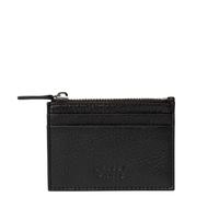 DELSEY Paris - Porte-Cartes & Monnaie zippé en Cuir grainé Premium 8 × 10 cm Noir | Collection Le Cuir Grainé | Format Ultra-Compact pour Cartes, Billets et pièces - élégant et Durable