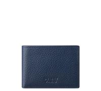 DELSEY Paris - Portefeuille Homme Cuir grainé Premium 8 × 11 cm | Le Cuir Grainé - Portefeuille Horizontal 2 Volets | Compact pour Cartes, Billets & pièces, élégant et Durable - Bleu