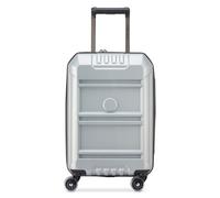 Delsey Paris Rempart 2.0 4 roulettes Trolley de cabine 55 cm avec soufflet d'extension blanc