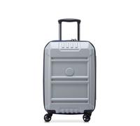 Delsey Paris Rempart Trolley 4 roues 55 cm avec soufflet d'extension couleur argent