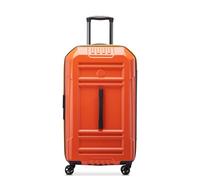 DELSEY PARIS Robuste, Orange, Checked Medium Trunk 26 inch, Rempart Valise Rigide Extensible avec roulettes pivotantes