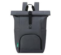 Delsey Paris Sac à dos 'Delsey Paris ' gris foncé / vert, Taille One Size