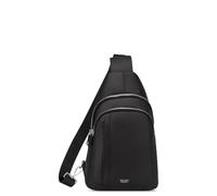DELSEY Paris - Sac holster homme en cuir grainé premium 27 cm | Reporter Le Cuir Grainé | Design compact 28×23×6 cm - volume 4 L | élégance urbaine & voyage léger