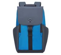 Delsey Paris Securflap Sac à dos RFID 45 cm Compartiment pour ordinateur portable bleu