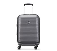 DELSEY PARIS - SEGUR 2.0 - Valise Cabine Rigide Extensible - 55x35x30 cm - 51 litres - S - Gris Business