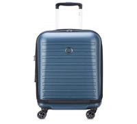 DELSEY PARIS - SEGUR 2.0 - Valise Cabine Rigide Extensible - 55x35x30 cm - 51 litres - S - Bleu