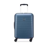 DELSEY Paris - SEGUR 2.0 - Valise Cabine Rigide Slim - 55x40x20 cm - 35 litres - S - Bleu
