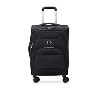 DELSEY Paris Sky Max 2.0 Softside Expandable Luggage with Spinner Wheels, Black, Carry-on 21 inch