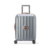 DELSEY Paris - St Tropez - Valise Cabine Rigide Slim - 55x40x20 cm - 35 litres - XS - Platine