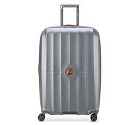 DELSEY Paris - St Tropez - Valise Grande Taille Rigide Extensible - 77x50x32 cm - 110 litres - XL - Platine