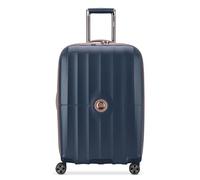 DELSEY PARIS St. Tropez Valise Rigide Extensible avec roulettes pivotantes, Bleu Marine, Checked-Medium 24 inch, St. Tropez Valise Rigide Extensible avec roulettes pivotantes
