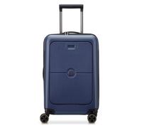 Delsey Trolley de cabine Turenne 2.0 55 cm 4 roulettes Compartiment pour ordinateur portable bleu