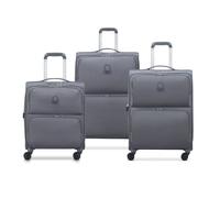 DELSEY Paris x United Colors of Benetton - UCB SOFTSIDE - Set de 3 valises Souples 54,5cm/ 65cm/ 76cm - Acier