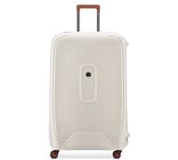 DELSEY PARIS Valise angora crème brun clair en cuir pour femme et homme Moncey 4 Double Rolls Trolley 82 261680